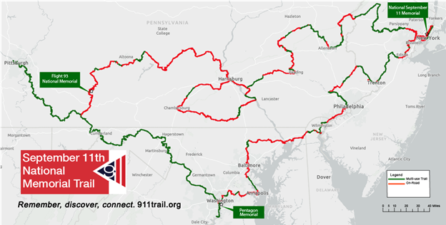 911 National Memorial Trail Graphic
