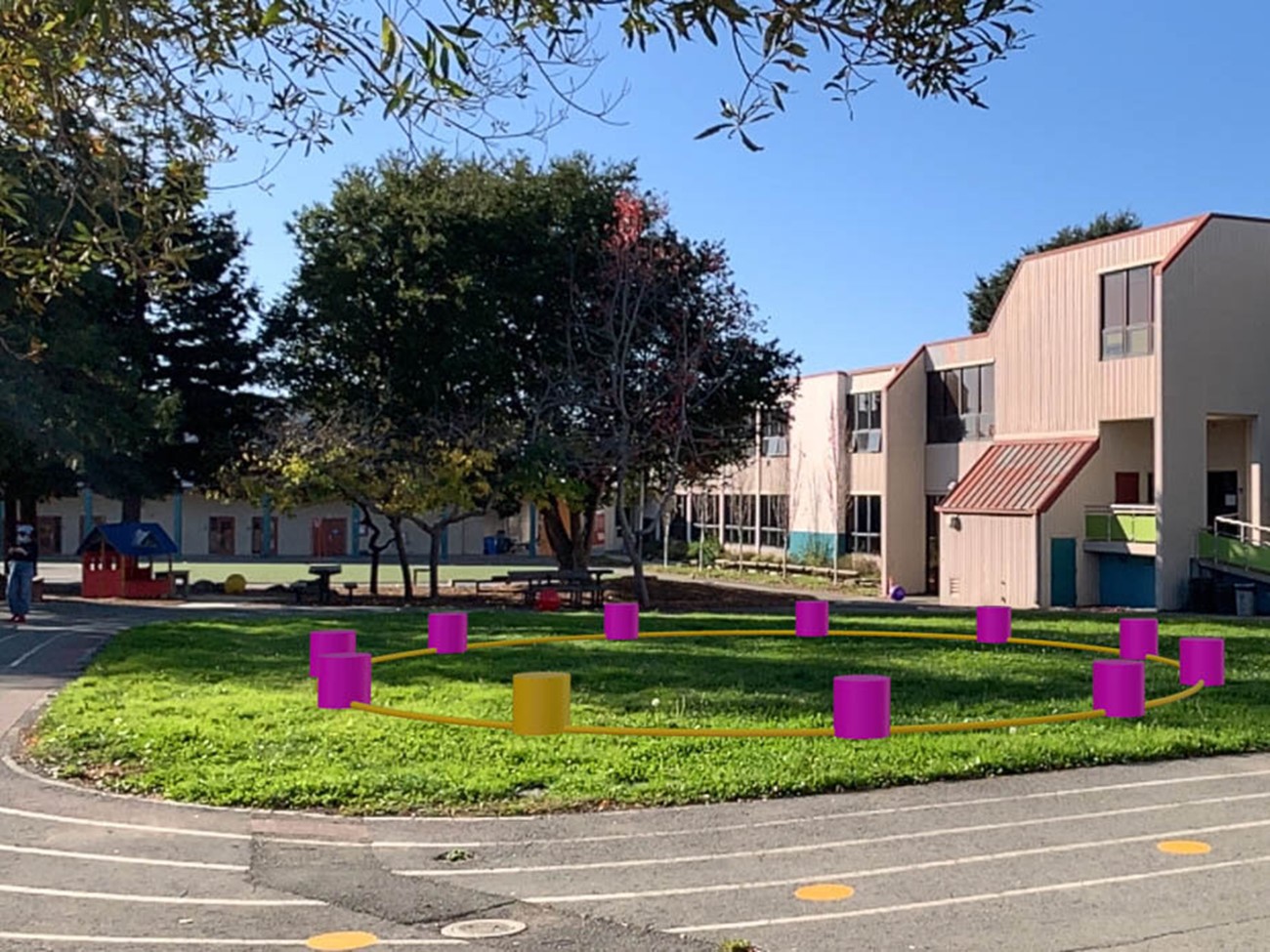 Augmented Reality Image from Green-Schoolyards