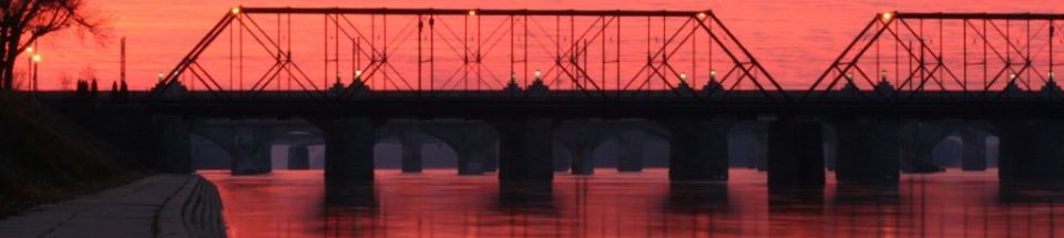 Harrisburg City Train Bridge Sunrise