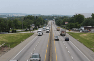 Interstate 83 within the Master Plan study area