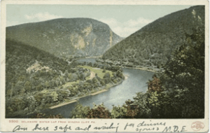 Map illustration related to the Delaware River Watershed