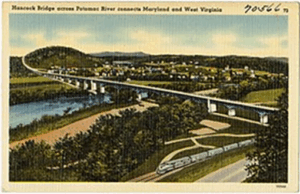Map illustration related to the Potomac River Watershed