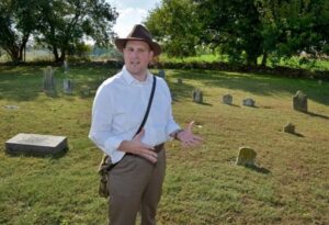 Uncharted Lancaster’s founder Adam Zurn along with a treasure cache