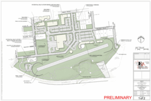 Preliminary concept plan featuring KATS and related uses