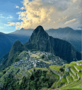 Sunset at Machu Picchu
